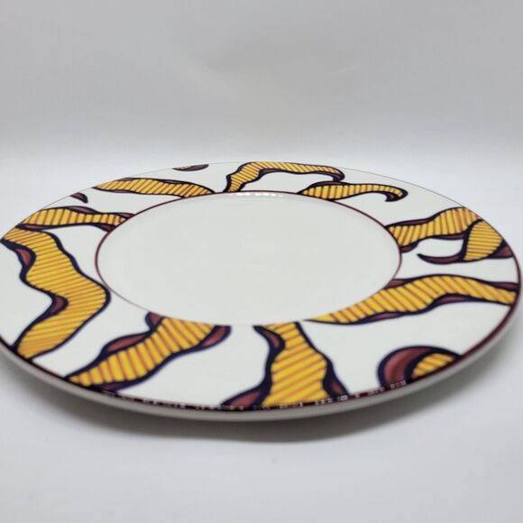 Este Ceramiche Italy For  Tiffany  12 7/8" Round Plate - Picture 6 of 8